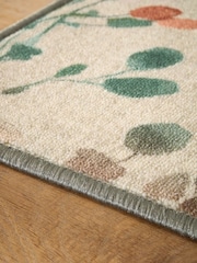 Multi Washable Autumnal Floral Print Runner - Image 4 of 5