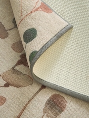 Multi Washable Autumnal Floral Print Runner - Image 5 of 5