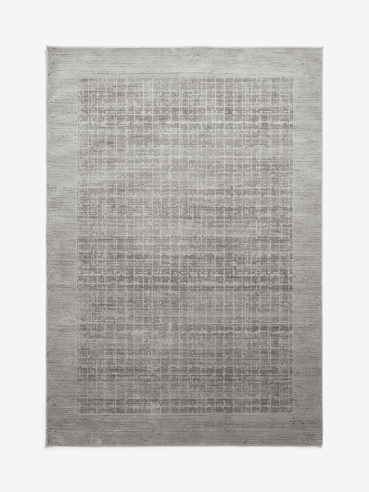 Silver Blair Border Rug - Image 6 of 6