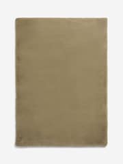 Green Plush Faux Fur Rug - Image 1 of 1
