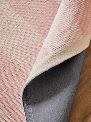 Pink Bold Stripe Woven Rug - Image 4 of 5