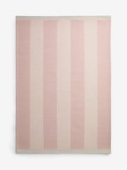 Pink Bold Stripe Woven Rug - Image 5 of 5