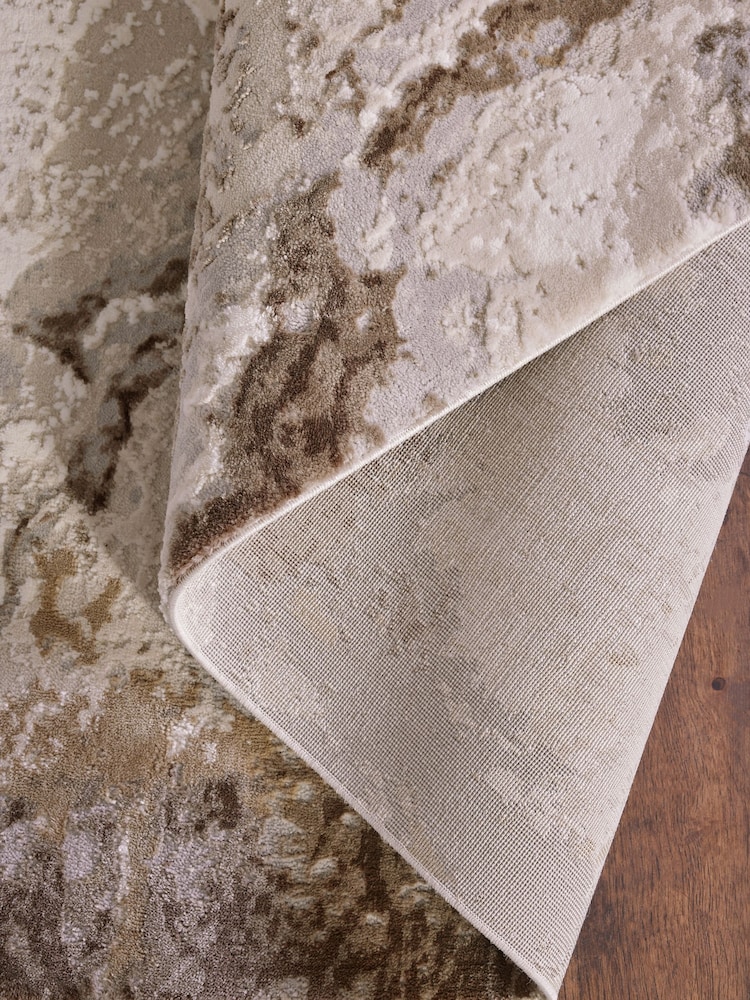 Silver Chic Mineral Effect Rug - Image 4 of 4 Silver Chic Mineral Effect Rug - Image 4 of 4