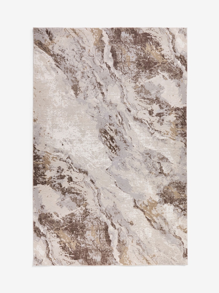 Silver Chic Mineral Effect Rug - Image 5 of 5 Silver Chic Mineral Effect Rug - Image 5 of 5