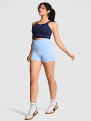 Victoria's Secret PINK Blue Dancer Seamless Shorts - Image 1 of 2