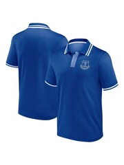 Fanatics Blue Verton Fundamentals Textured Polo Shirt - Image 1 of 3