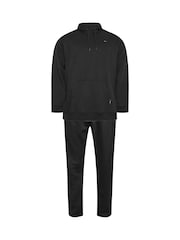 BadRhino Big & Tall Black Hoodie and Cargo Joggers Set - Image 4 of 7