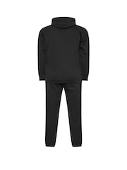 BadRhino Big & Tall Black Hoodie and Cargo Joggers Set - Image 6 of 7