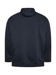 BadRhino Big & Tall Blue Hoodie and Cargo Joggers Set - Image 2 of 7