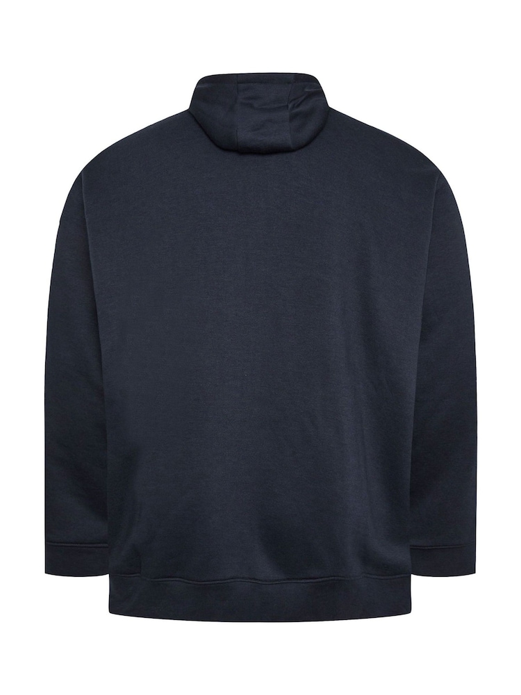 BadRhino Big & Tall Blue Hoodie and Cargo Joggers Set - Image 2 of 7