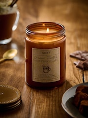 Brown Cream Truffle Hot Chocolate Jar Candle - Image 1 of 6