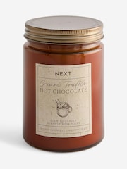 Brown Cream Truffle Hot Chocolate Jar Candle - Image 4 of 6