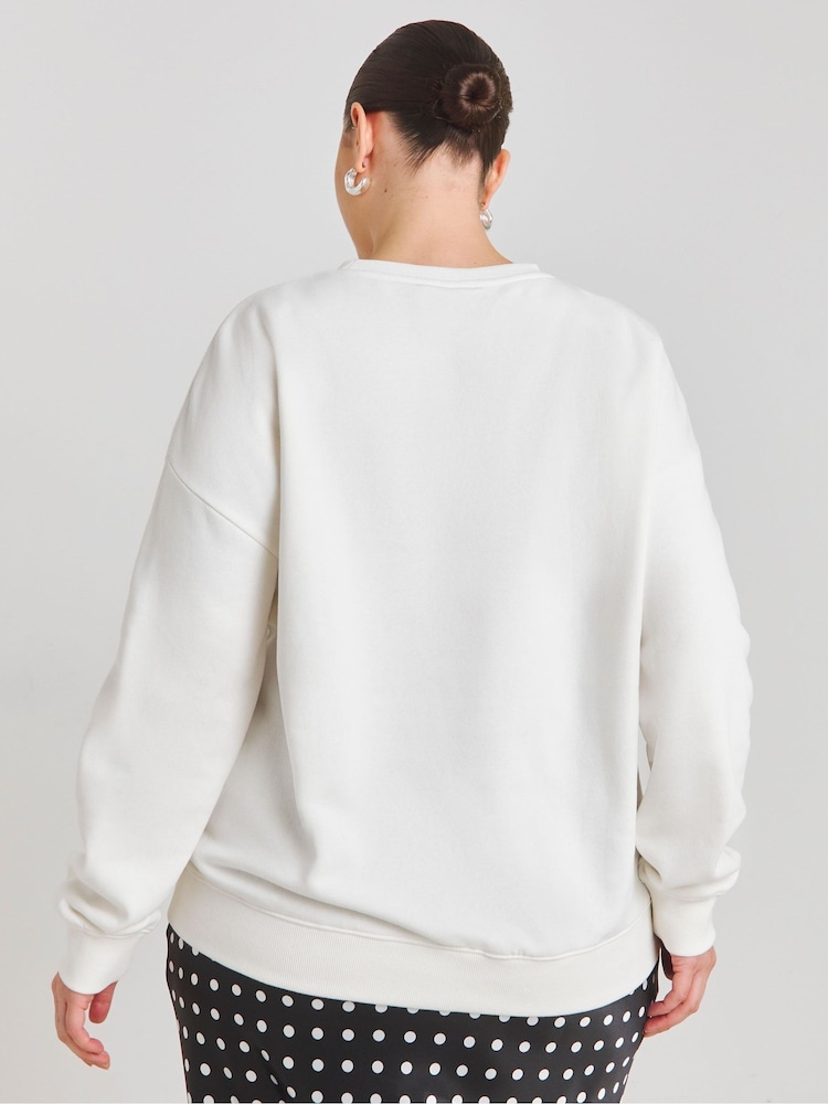 Simply Be Natural Berlin Embroidered Sweatshirt - Image 2 of 4