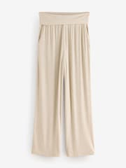 Oatmeal Ribbed Long Sleeve Pyjamas - Image 10 of 12