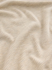 Oatmeal Ribbed Long Sleeve Pyjamas - Image 11 of 12