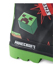 Vanilla Underground Black Minecraft Boys Wellies - Image 4 of 4
