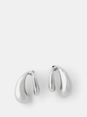 Mint Velvet Silver Tone Teardrop Earrings - Image 1 of 2