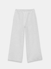 Mint Velvet Grey Textured Wide Leg Joggers - Image 6 of 6
