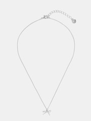 Mint Velvet Silver Plated Bow Necklace - Image 1 of 2