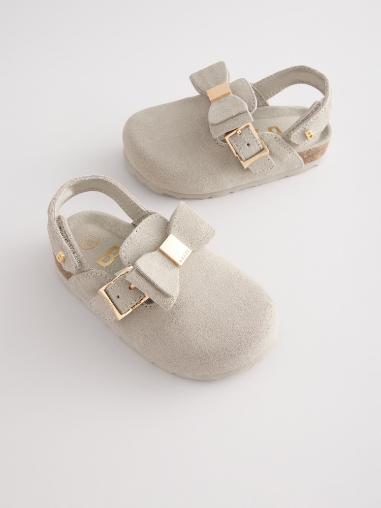 Baker by Ted Baker Mule Clog Sandals With Bow - Image 5 of 5