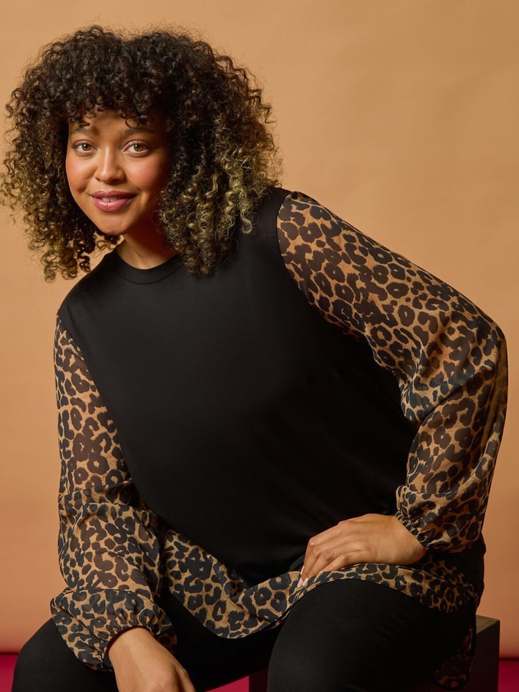 Roman Curve Animal Print 2 In 1 Top - Imagen 1 de 7 Roman Curve Animal Print 2 In 1 Top - Imagen 1 de 7