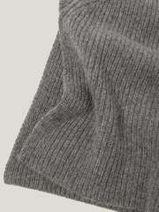 Jigsaw Grey Wool Cashmere Roll Neck Bib - Image 5 of 5