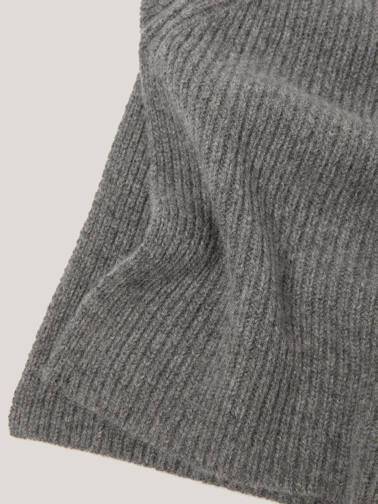 Jigsaw Grey Wool Cashmere Roll Neck Bib - Image 5 of 5 Jigsaw Grey Wool Cashmere Roll Neck Bib - Image 5 of 5