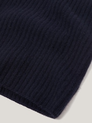 Jigsaw Blue Wool Cashmere Winter Snood - Image 4 of 4