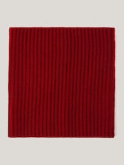 Jigsaw Red Wool Cashmere Winter Snood - Image 1 of 2