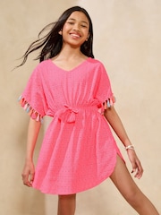 Lipsy Pink Jersey Kaftan (5-16yrs) - Image 1 of 4