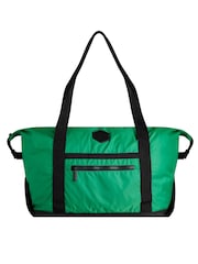 Weird Fish Green Boise Ultra Light Packaway Travel Holdall Bag - Image 1 of 7