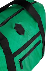 Weird Fish Green Boise Ultra Light Packaway Travel Holdall Bag - Image 3 of 7