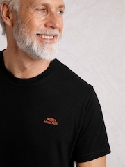 Weird Fish Black Fished Branded 100% Cotton T-Shirt - Image 4 of 6