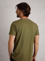 Weird Fish Green Homestead Heritage Wash Graphic 100% Cotton T-Shirt - Image 3 of 6