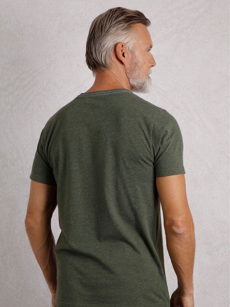 Weird Fish Green Mens Best Friend Eco Graphic T-Shirt - Image 2 of 6