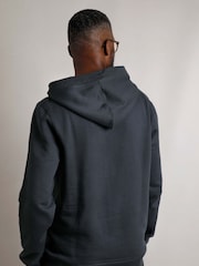 Weird Fish Blue Jamie Branded Premium Popover Hoodie - Image 3 of 8