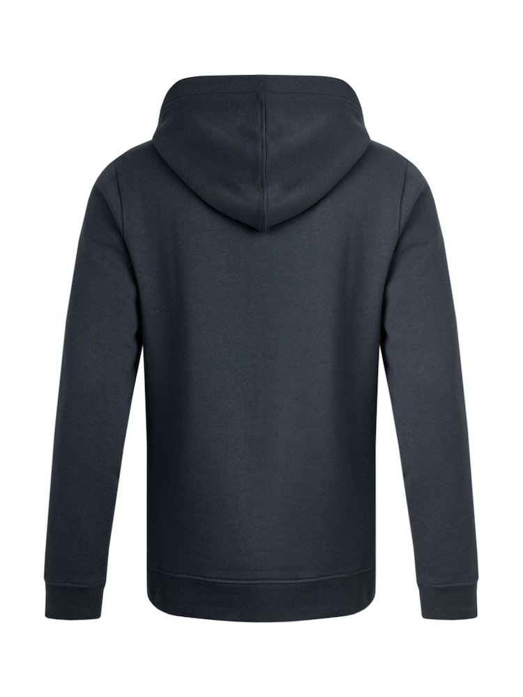Weird Fish Blue Jamie Branded Premium Popover Hoodie - Image 8 of 8