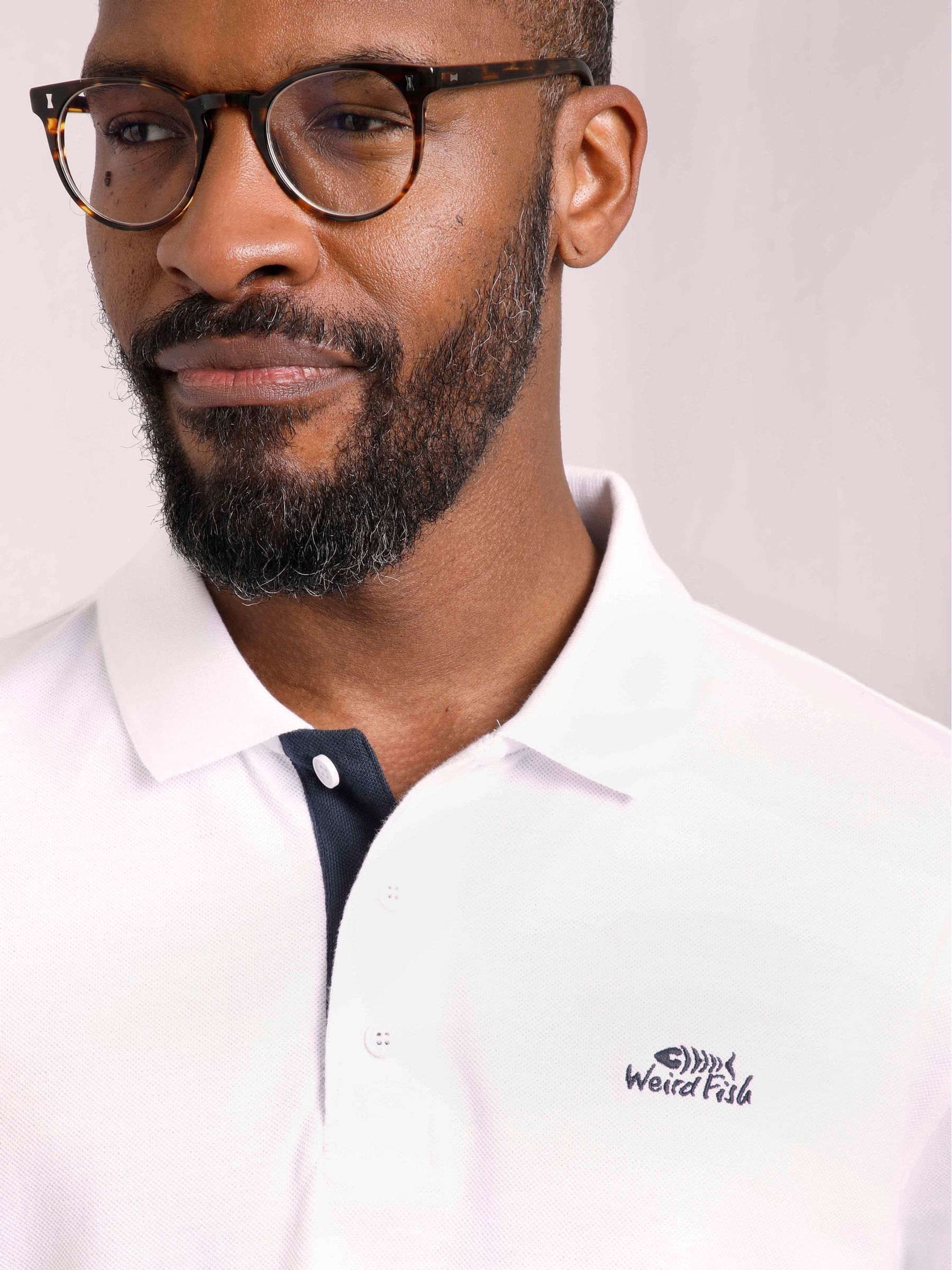 Buy Weird Fish White Miles Pique 100 Cotton Polo Shirt From The Next buy-weird-fish-white-miles-pique-100-cotton-polo-shirt-from-the-next