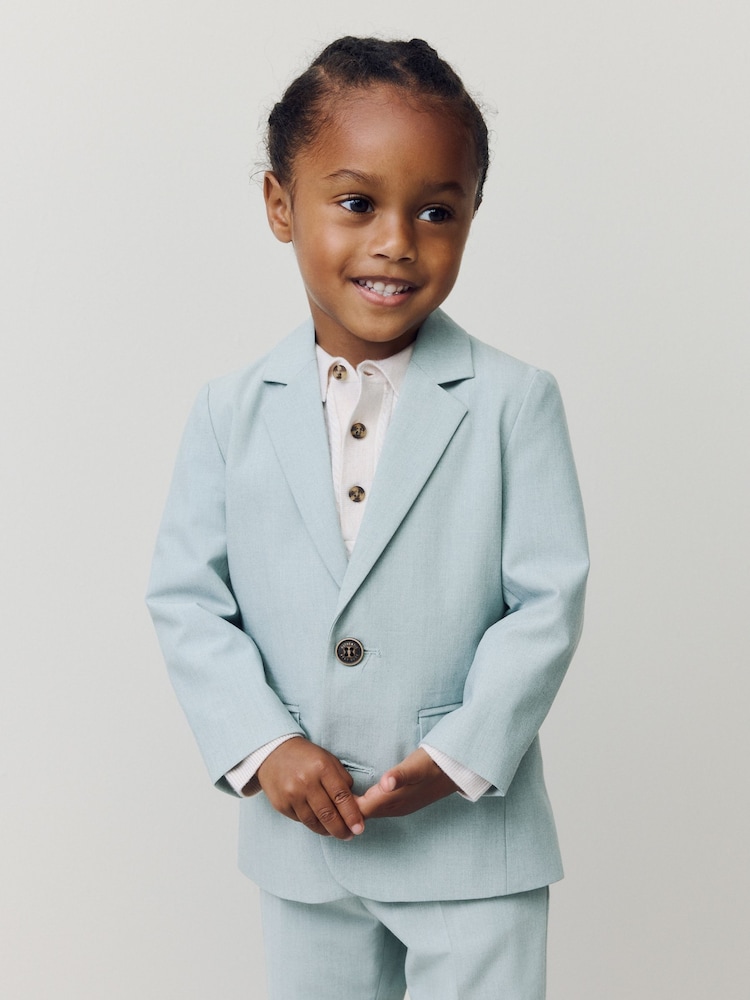 Mineral Blue Blazer (3mths-9yrs) - Image 1 of 8