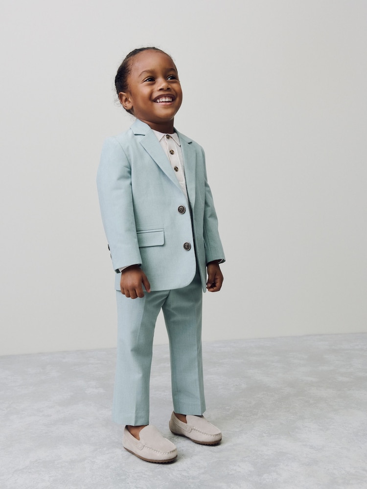 Mineral Blue Blazer (3mths-9yrs) - Image 2 of 8