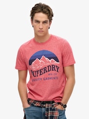Superdry Red CL Great Outdoors Relaxed T-Shirt - Image 1 of 5