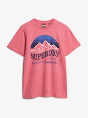 Superdry Red CL Great Outdoors Relaxed T-Shirt - Image 4 of 5