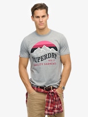 Superdry Grey CL Great Outdoors Relaxed T-Shirt - Image 1 of 5