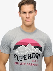 Superdry Grey CL Great Outdoors Relaxed T-Shirt - Image 3 of 5