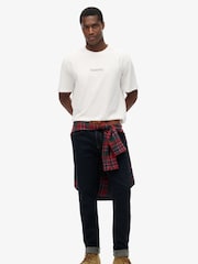 Branco - Camiseta Superdry Core Logo City Loose Fit - Imagem 3 de 4