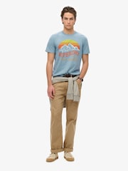 Superdry Blue CL Great Outdoors Relaxed T-Shirt - Image 2 of 5