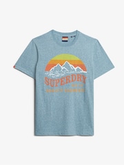 Superdry Blue CL Great Outdoors Relaxed T-Shirt - Image 4 of 5