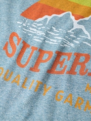 Superdry Blue CL Great Outdoors Relaxed T-Shirt - Image 5 of 5