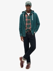 Зеленый - Superdry 100классическое худи на молнии из % хлопка - Image 2 of 6
