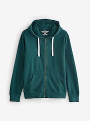 Зеленый - Superdry 100классическое худи на молнии из % хлопка - Image 4 of 6